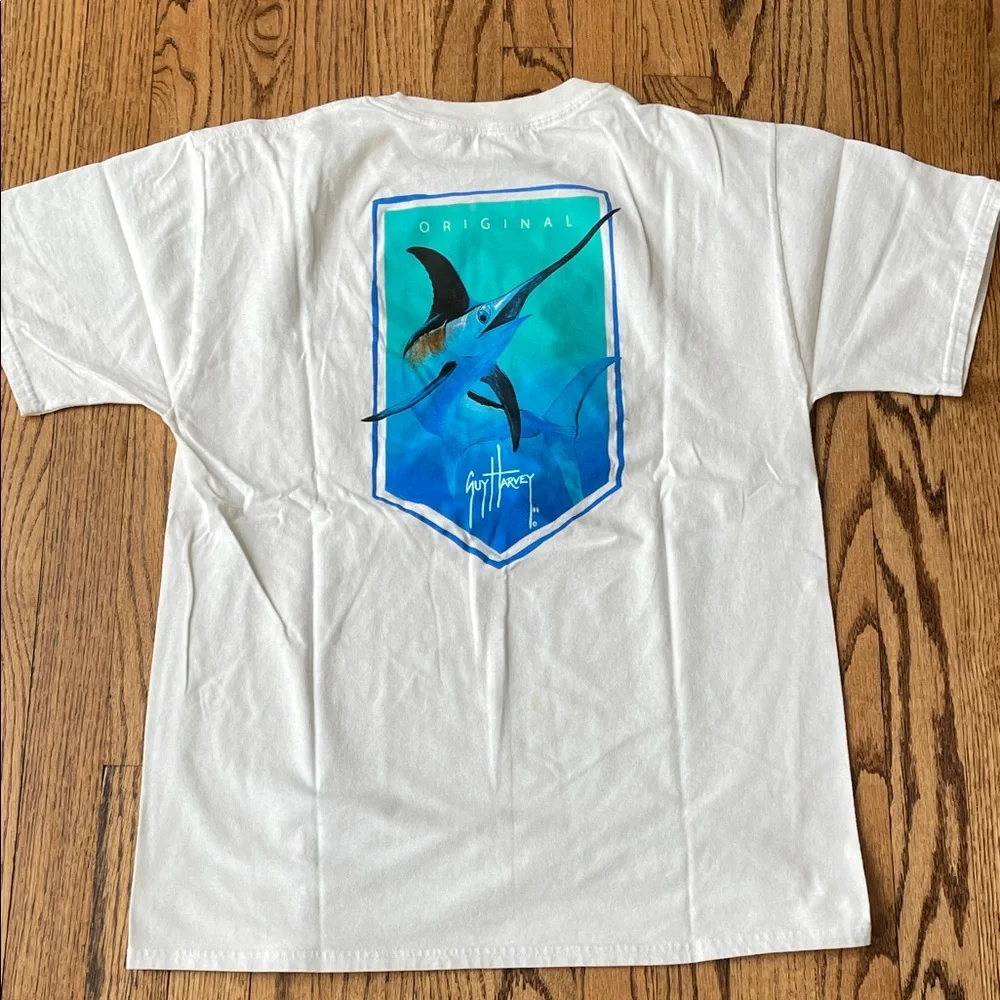 Guy Harvey T-Shirt with Pocket - Picture 4 of 4